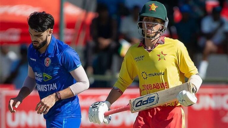zimbabwe national cricket team vs afghanistan national cricket team timeline