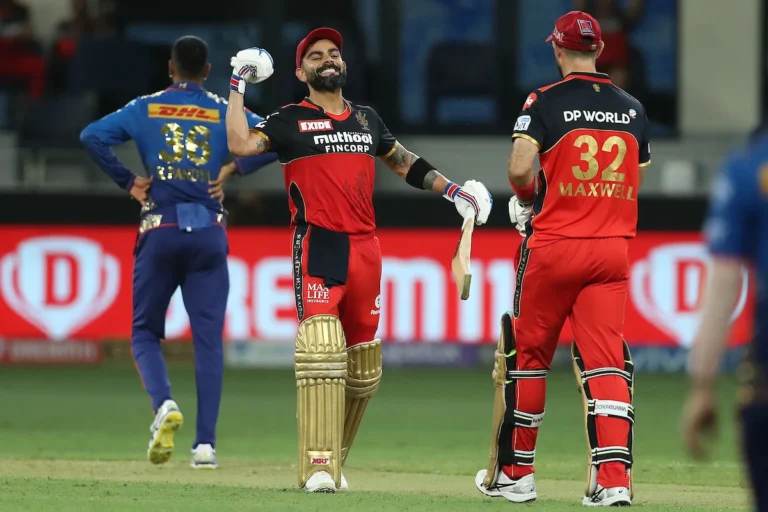 Royal Challengers Bengaluru Cricket vs Mumbai Indians Team Timeline