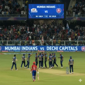mumbai indians team vs delhi capitals cricket timeline