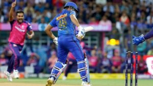 Mumbai Indians vs Rajasthan Royals Timeline