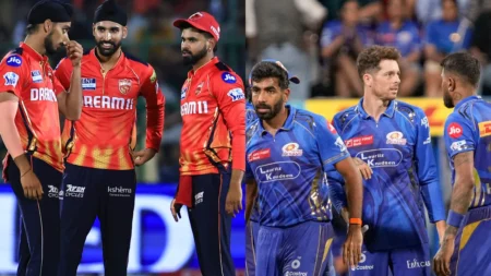 punjab kings vs mumbai indians timeline