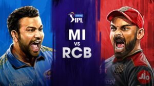 Royal Challengers Bengaluru vs Mumbai Indians Timeline